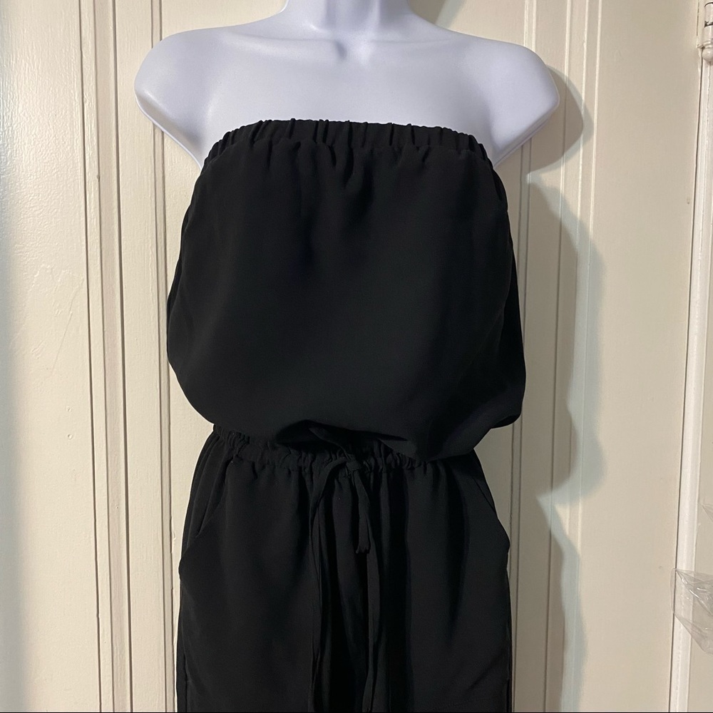 Joie Black Drawstring Romper - image 7